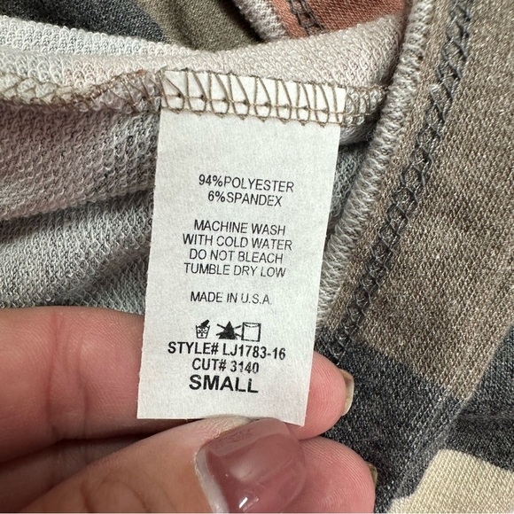 NWT Boutique striped open front cascade kimono cardigan western boho layer - Picture 6 of 11